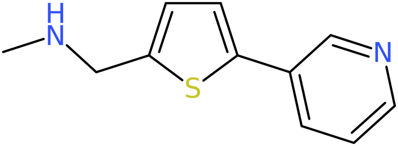 CAS: 837376-49-5 | 2-[(Methylamino)methyl]-5-pyridin-3-ylthiophene, >97%, NX63252