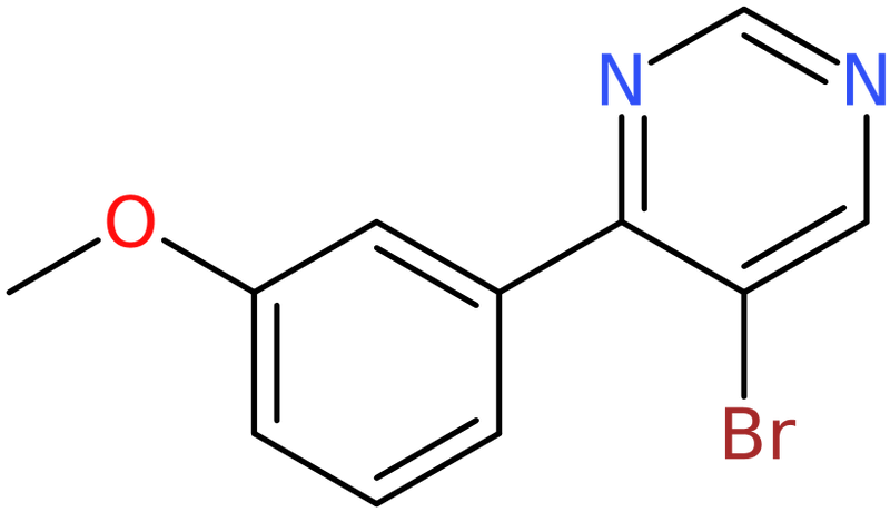 CAS: 941294-40-2 | 5-Bromo-4-(3-methoxyphenyl)pyrimidine, >98%, NX70046