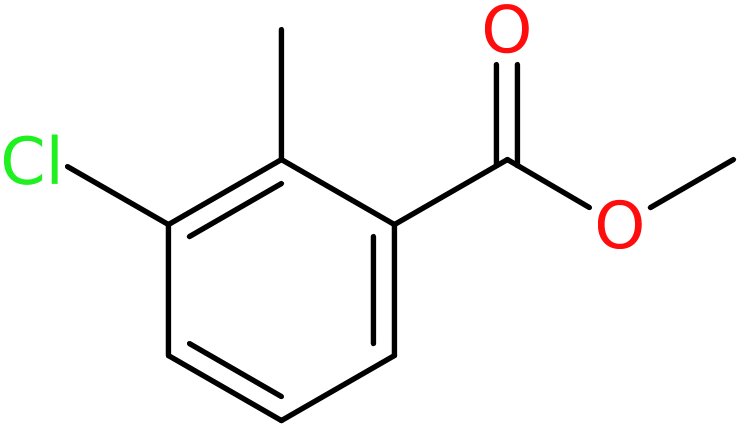 CAS: 99586-84-2 | 3-Chloro-2-methyl-benzoic acid methyl ester, >95%, NX71885