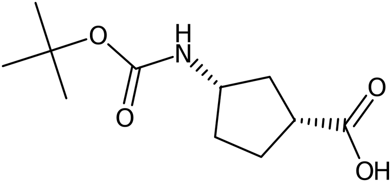 CAS: 161660-94-2 | (1R,3S)-(+)-3-Aminocyclopentane-1-carboxylic acid, N-BOC protected, >95%, NX27235