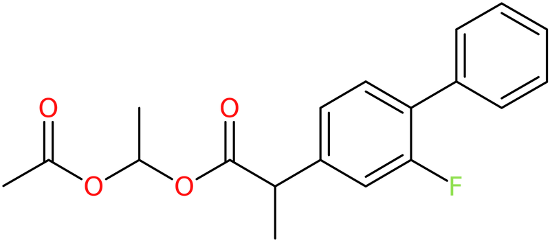 CAS: 91503-79-6 | 1-(Acetyloxy)ethyl 2-(2-fluorobiphenyl-4-yl)propanoate, >98%, NX68643