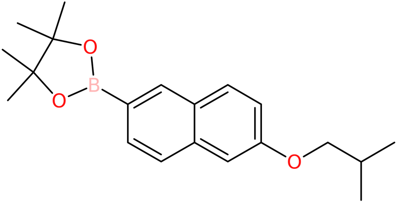 CAS: 1363386-57-5 | 2-(6-Isobutoxy-naphthalen-2-yl)-4,4,5,5-tetramethyl-[1,3,2]dioxaborolane, NX22306