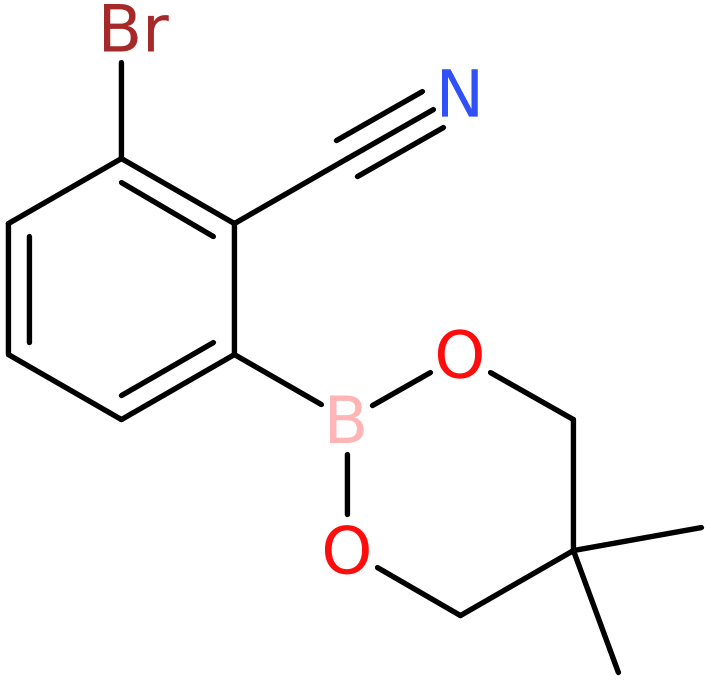 CAS: 883899-07-8 | 3-Bromo-2-cyanobenzeneboronic acid neopentyl glycol ester, NX66152