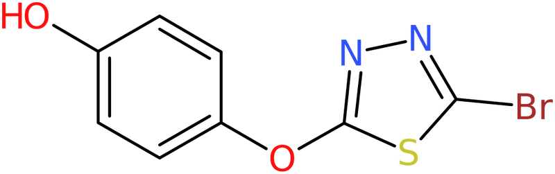 CAS: 946884-41-9 | 4-[(5-Bromo-1,3,4-thiadiazol-2-yl)oxy]phenol, NX70365