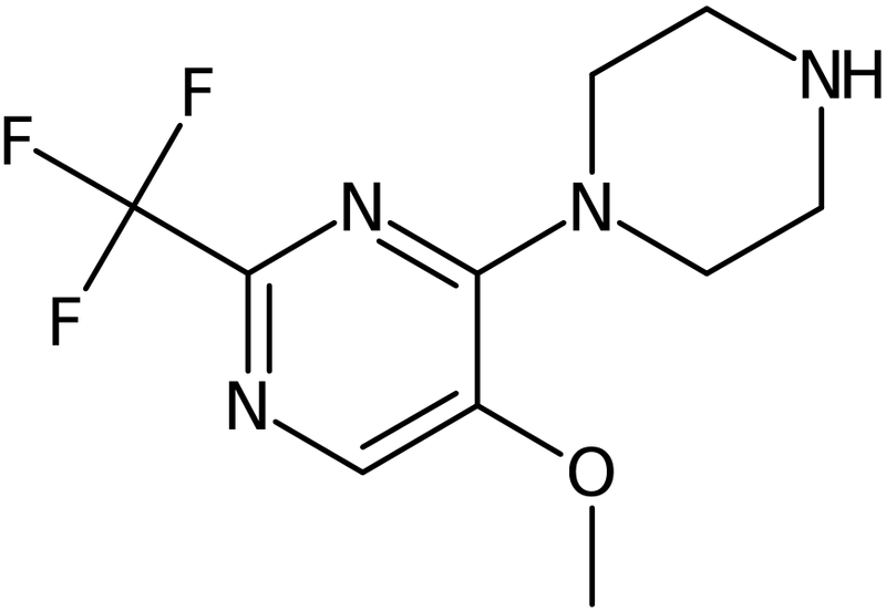 CAS: 1048912-73-7 | 5-Methoxy-4-(piperazin-1-yl)-2-(trifluoromethyl)pyrimidine, NX12403