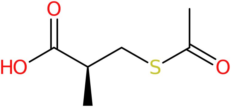 CAS: 76497-39-7 | (2S)-3-(Acetylthio)-2-methylpropanoic acid, >98%, NX61090