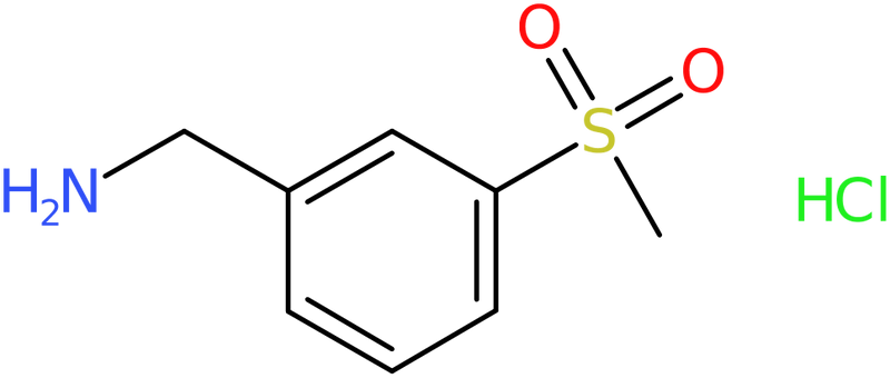 CAS: 855267-50-4 | 3-(Methylsulphonyl)benzylamine hydrochloride, NX64274