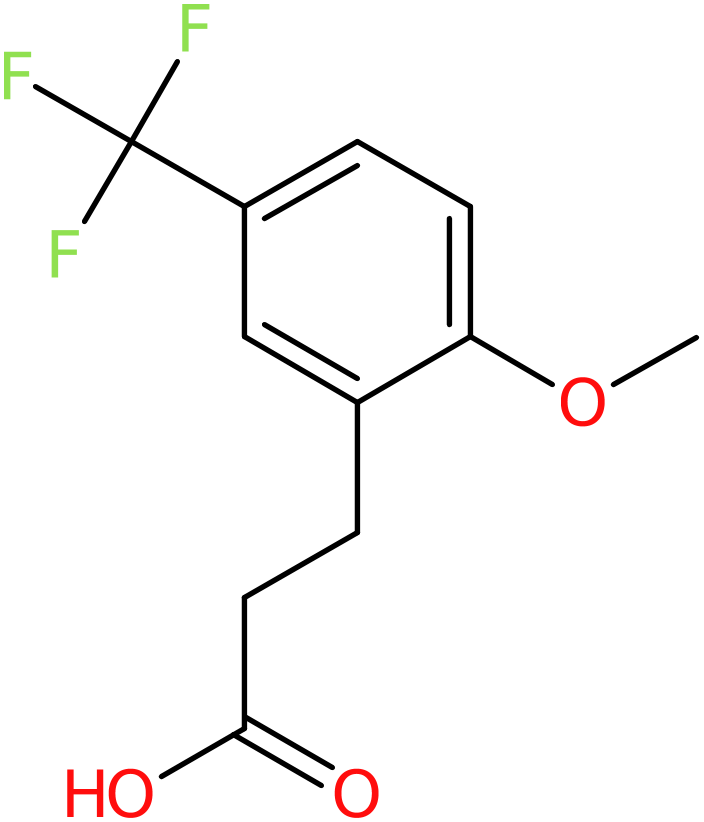 CAS: 1017779-11-1 | 3-[2-Methoxy-5-(trifluoromethyl)phenyl]propionic acid, >97%, NX11182