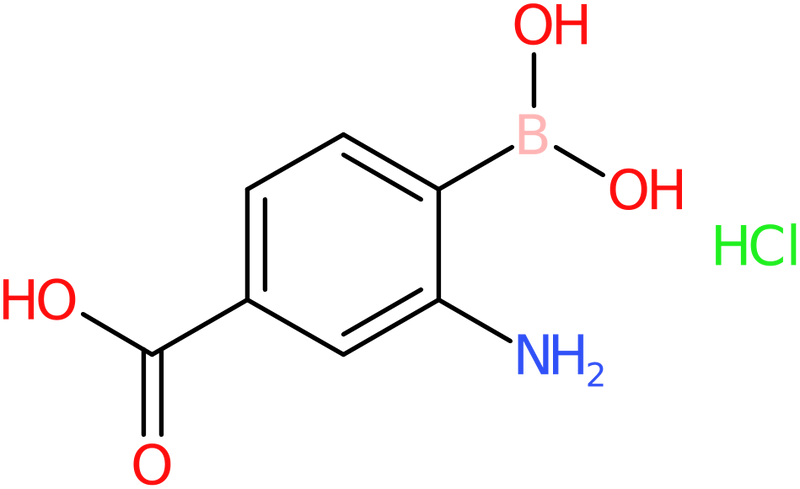 CAS: 850568-60-4 | 2-Amino-4-carboxybenzeneboronic acid hydrochloride, >96%, NX63943