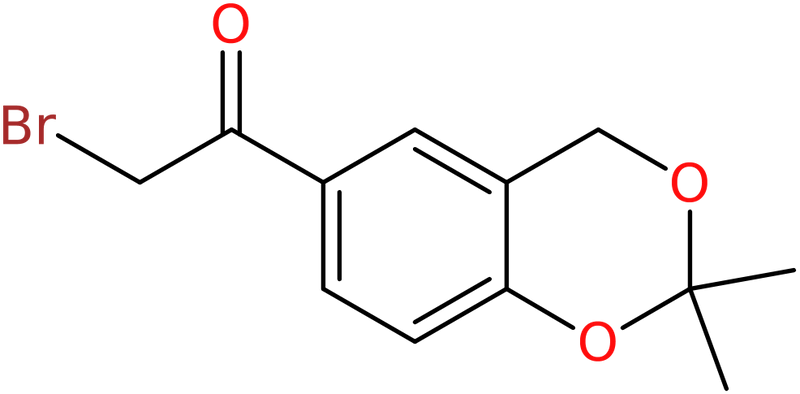 CAS: 102293-80-1 | 2-Bromo-1-(2,2-dimethyl-4H-benzo[d][1,3]dioxin-6-yl)ethanone, >98%, NX11518