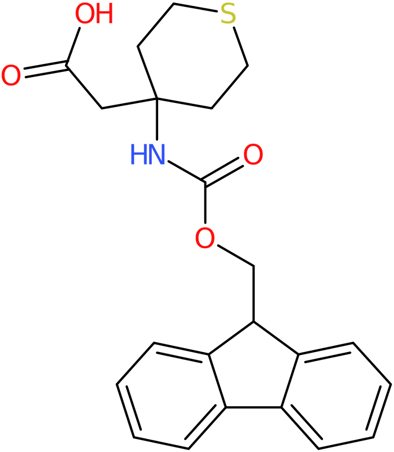 CAS: 946727-62-4 | [4-({[(9H-Fluoren-9-yl)methoxy]carbonyl}amino)tetrahydro-2H-thiopyran-4-yl]acetic acid, NX70360