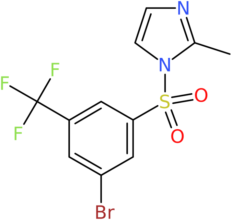 CAS: 951884-57-4 | 3-Bromo-5-[(2-methyl-1H-imidazol-1-yl)sulphonyl]benzotrifluoride, NX70670