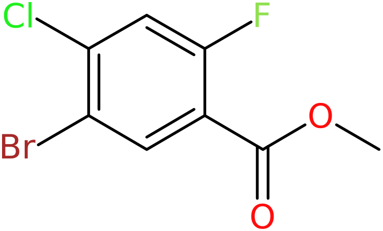 CAS: 951884-02-9 | Methyl 5-bromo-4-chloro-2-fluorobenzoate, NX70635