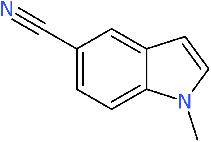 CAS: 91634-11-6 | 1-Methyl-1H-indole-5-carbonitrile, NX68747