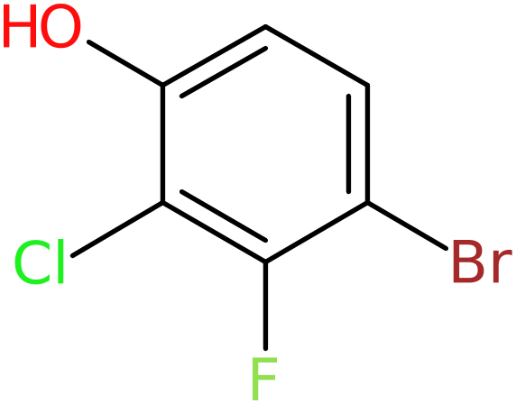 CAS: 1233026-52-2 | 4-Bromo-2-chloro-3-fluorophenol, >95%, NX18431