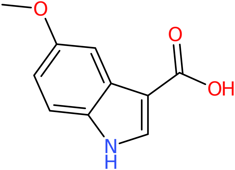 CAS: 10242-01-0 | 5-Methoxy-1H-indole-3-carboxylic acid, >98%, NX11555