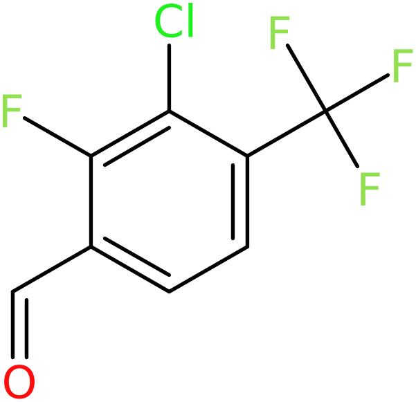 CAS: 134099-21-1 | 3-Chloro-2-fluoro-4-(trifluoromethyl)benzaldehyde, >98%, NX21528