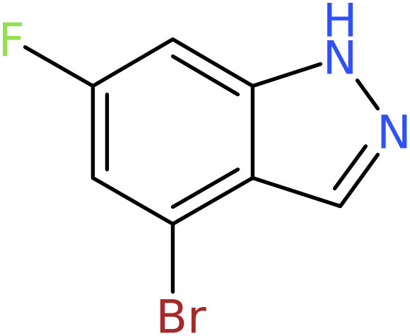 CAS: 885520-35-4 | 4-Bromo-6-fluoro-1H-indazole, >95%, NX66373