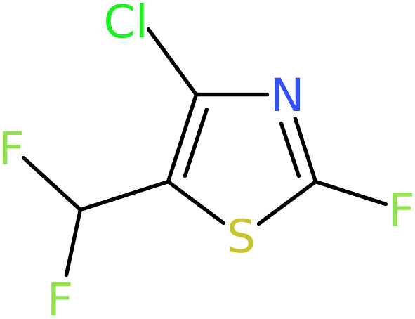 CAS: 105315-45-5 | 4-Chloro-5-(difluoromethyl)-2-fluoro-1,3-thiazole, >98%, NX12561