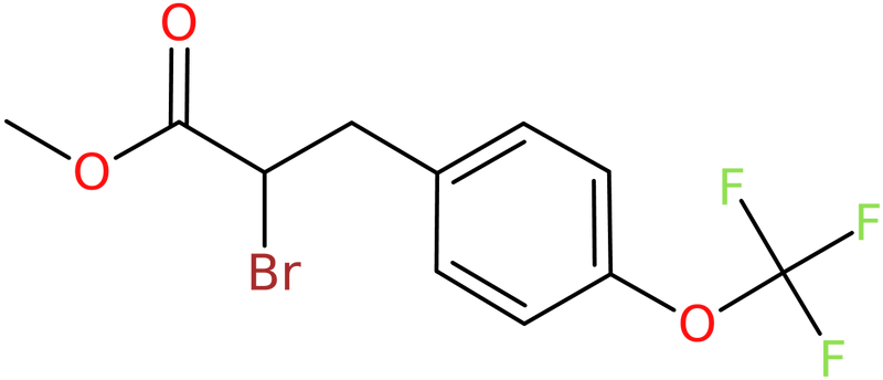 CAS: 175203-81-3 | Methyl 2-bromo-3-[4-(trifluoromethoxy)phenyl]propionate, >98%, NX29254