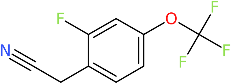 CAS: 1240257-80-0 | 2-Fluoro-4-(trifluoromethoxy)phenylacetonitrile, >97%, NX18657