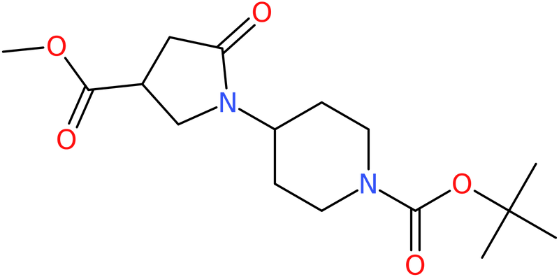 CAS: 937601-48-4 | 4-[4-(Methoxycarbonyl)-2-oxopyrrolidin-1-yl]piperidine, N-BOC protected, NX69776