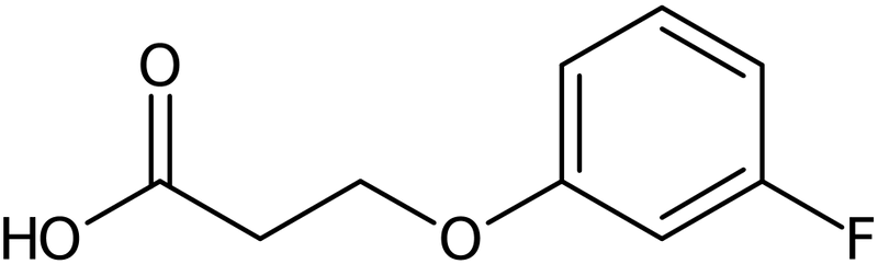 CAS: 133077-42-6 | 3-(3-Fluorophenoxy)propanoic acid, >95%, NX21229