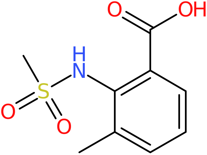 CAS: 926206-21-5 | 3-Methyl-2-(methylsulfonamido)benzoic acid, NX69185