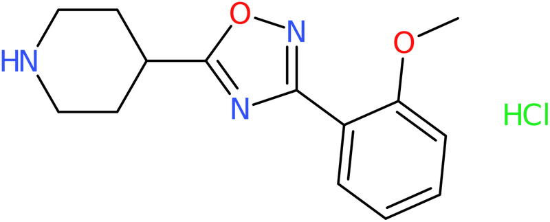 CAS: 1018626-66-8 | 4-[3-(2-Methoxyphenyl)-1,2,4-oxadiazol-5-yl]piperidine hydrochloride, NX11296