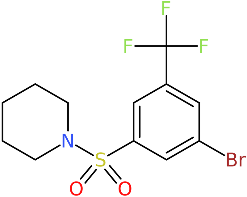 CAS: 951884-69-8 | 3-Bromo-5-(piperidin-1-ylsulphonyl)benzotrifluoride, NX70676