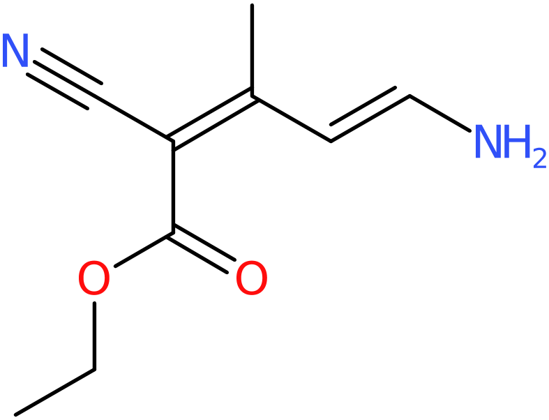 CAS: 1300019-71-9 | (2Z,4E)-5-Amino-2-cyano-3-methyl-penta-2,4-dienoic acid ethyl ester, NX20397