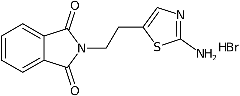 CAS: 136604-50-7 | N-[2-(2-Amino-1,3-thiazol-5-yl)ethyl]phthalimide hydrobromide, NX22372