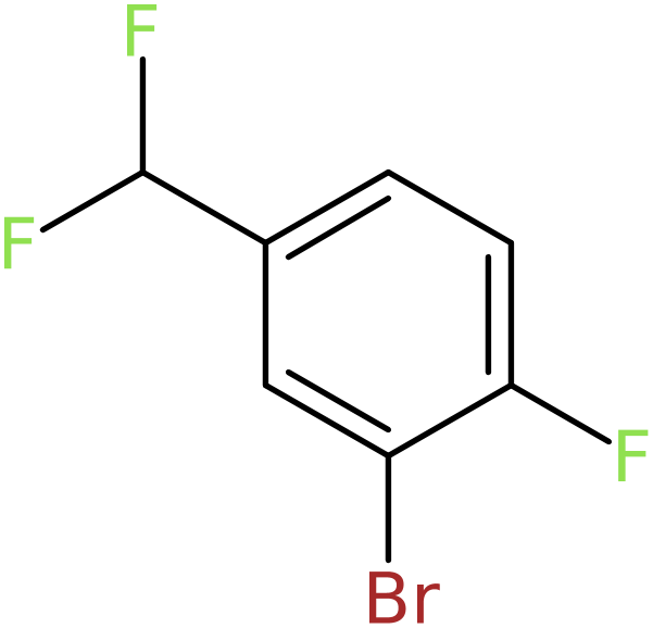 CAS: 886509-99-5 | 1-Bromo-5-(difluoromethyl)-2-fluorobenzene, >97%, NX66868