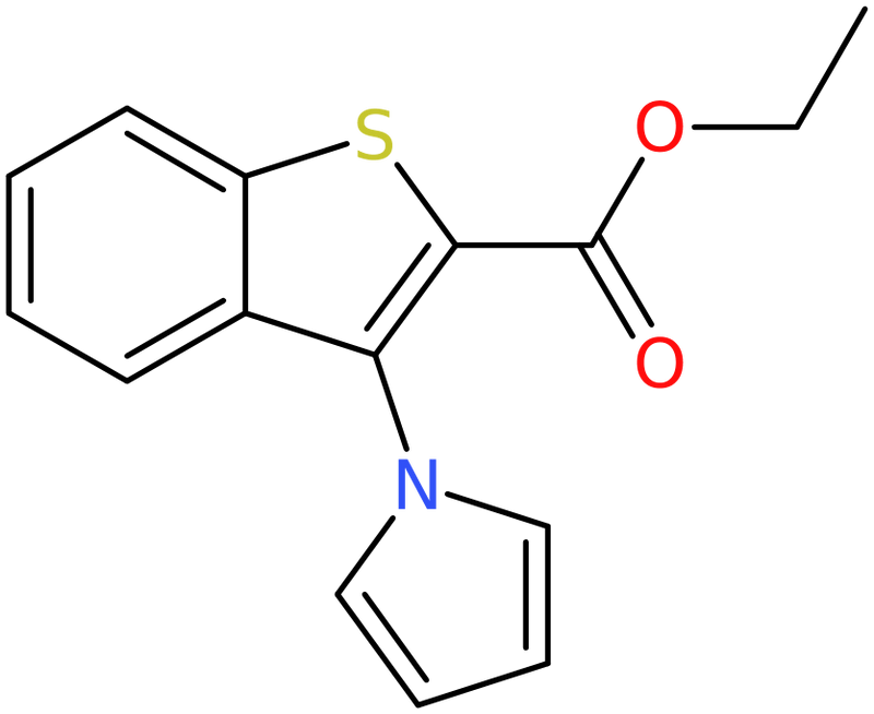 Ethyl 3-(1H-pyrrol-1-yl)-1-benzothiophene-2-carboxylate, NX73814