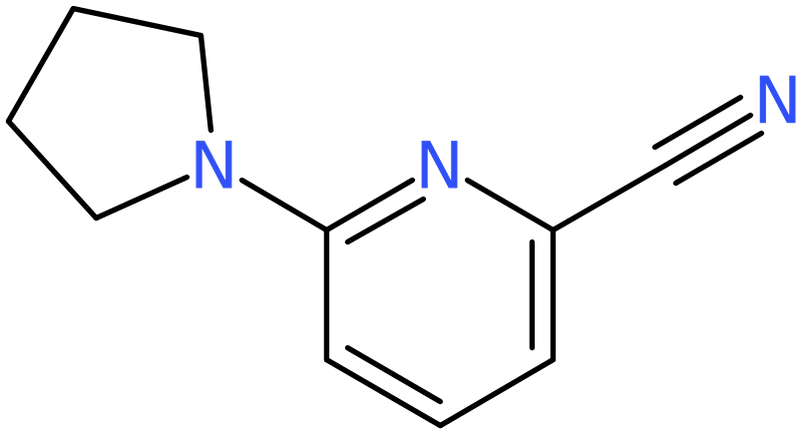 CAS: 160017-13-0 | 6-(Pyrrolidin-1-yl)pyridine-2-carbonitrile, NX26970