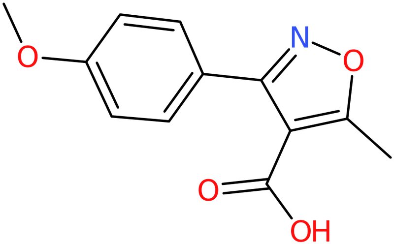 CAS: 93041-45-3 | 3-(4-Methoxyphenyl)-5-methylisoxazole-4-carboxylic acid, >97%, NX69427