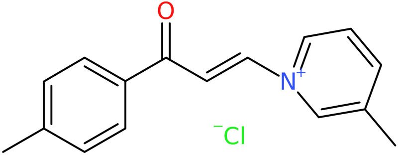 CAS: 19518-27-5 | 3-Methyl-N-[(1E)-3-(4-methylphenyl)-3-oxoprop-1-en-1-yl]pyridinium chloride, NX32223