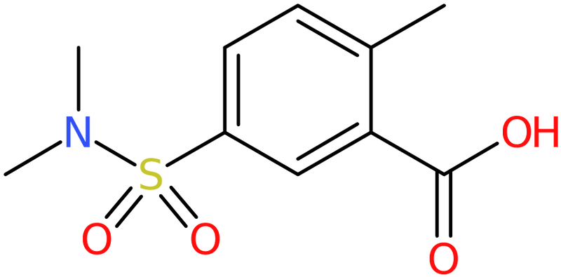 CAS: 89001-58-1 | 5-[(Dimethylamino)sulfonyl]-2-methylbenzoic acid, NX67226