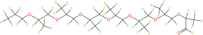 CAS: 13140-25-5 | Perfluoro-2,5,8,11,14,17,20-heptamethyl-3,6,9,12,15,18,21-heptaoxatetracosanoyl fluoride, >90%, NX20798