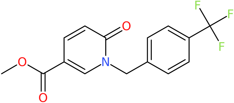 CAS: 1582770-08-8 | Methyl 6-oxo-1-{[4-(trifluoromethyl)phenyl]methyl}-1,6-dihydropyridine-3-carboxylate, NX26674