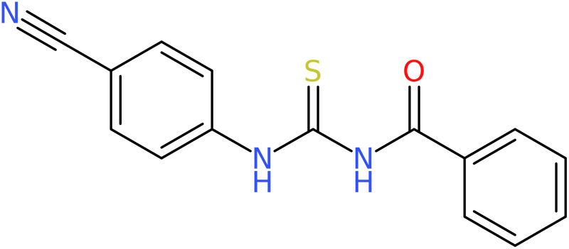 CAS: 1448-64-2 | N-[(4-Cyanophenyl)carbamothioyl]benzamide, NX24613