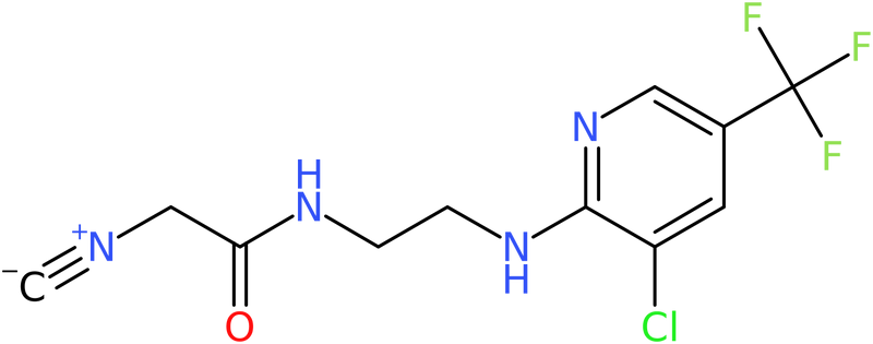 CAS: 1452577-23-9 | N-(2-{[3-Chloro-5-(trifluoromethyl)pyridin-2-yl]amino}ethyl)-2-isocyanoacetamide, NX24749