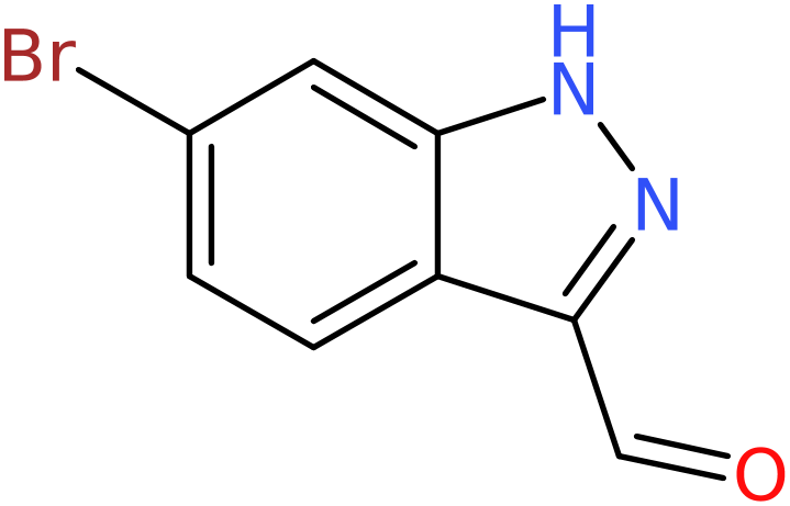 CAS: 885271-72-7 | 6-Bromo-1H-indazole-3-carbaldehyde, >97%, NX66296