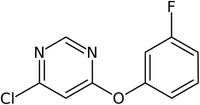 CAS: 1017067-02-5 | 4-(3-Fluorophenoxy)-6-chloropyrimidine, NX11070