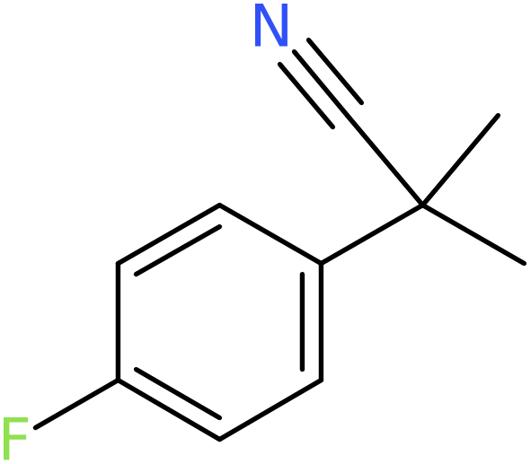 CAS: 93748-09-5 | 2-(4-Fluorophenyl)-2-methylpropanenitrile, >98%, NX69765