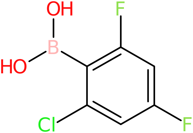 CAS: 1373393-48-6 | 2-Chloro-4,6-difluorobenzene boronic acid, >95%, NX22558