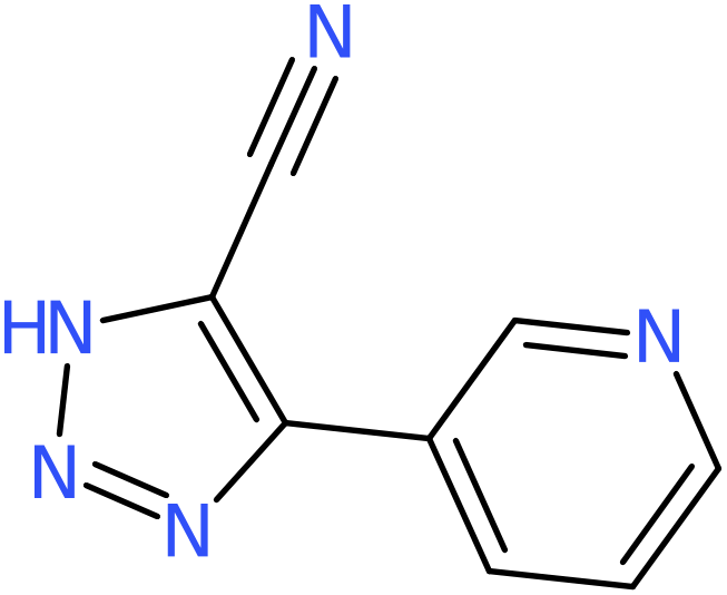 CAS: 884504-69-2 | 4-(3-Pyridinyl)-1H-1,2,3-triazole-5-carbonitrile, NX66219