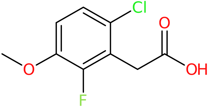 CAS: 1017777-83-1 | 6-Chloro-2-fluoro-3-methoxyphenylacetic acid, >98%, NX11115