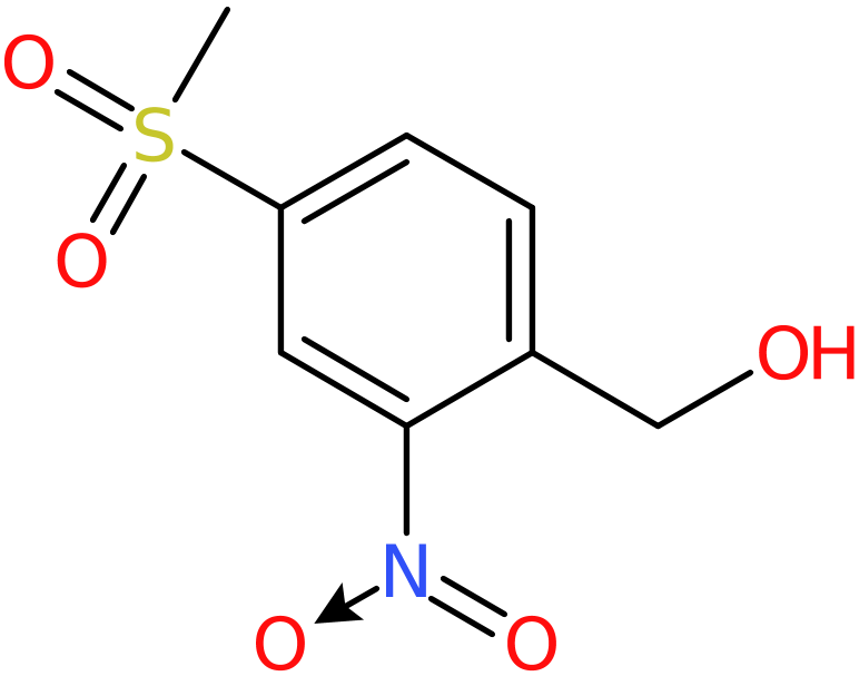 CAS: 773873-23-7 | 4-(Methylsulphonyl)-2-nitrobenzyl alcohol, >90%, NX61545