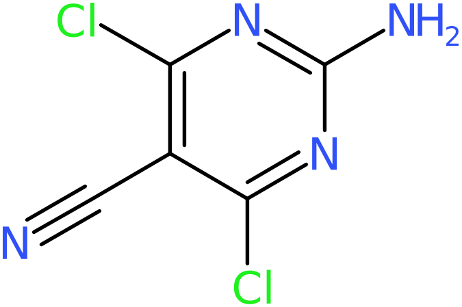 CAS: 1277179-33-5 | 2-Amino-4,6-dichloropyrimidine-5-carbonitrile, >95%, NX19983